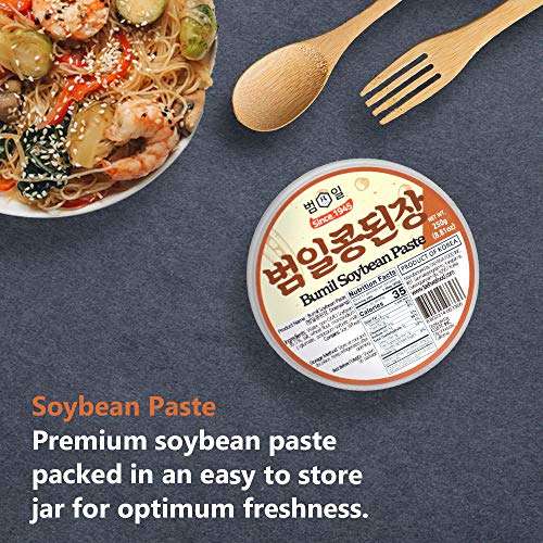 Taehwa Food Bumil Korean Sauce Set, Gochujang Ssamjang Soyben Pa