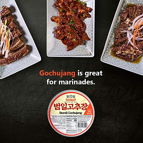 Taehwa Food Bumil Korean Sauce Set, Gochujang Ssamjang Soyben Pa