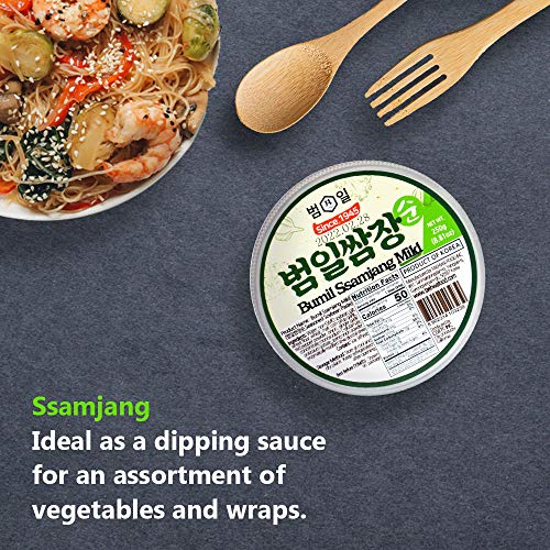 Taehwa Food Bumil Korean Sauce Set, Gochujang Ssamjang Soyben Pa