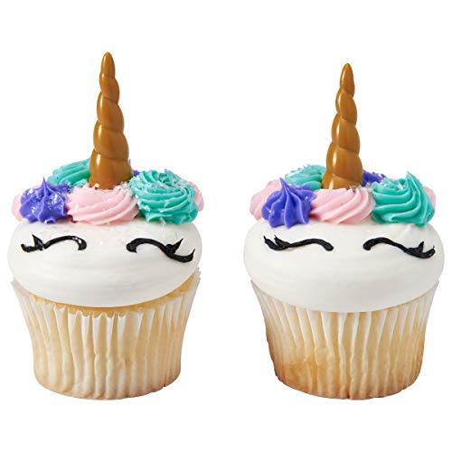 Unicorn Cake And Cupcake Decorating Kit With Cake Topper And Pic