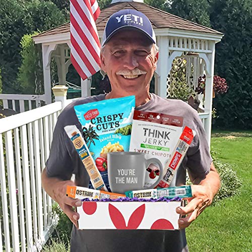 Beef Jerky Gift Basket For Men With “You’Re The Man” Mug - Varie
