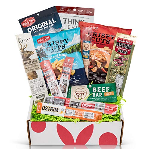 Beef Jerky Sampler Gift Box: Variety Of Healthy Beef Meat Sticks