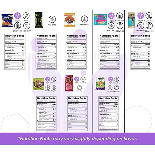 Healthy Snacks Box Sampler Gift : Variety Of Gourmet Sweet &Amp; Sav