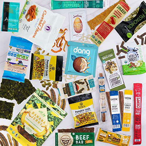 Whole 30 Approved Foods Snacks Box- No Added Sugar, Gluten Free,