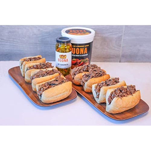 Buonas Chicago Italian Beef Sandwich Kit 8 Pack