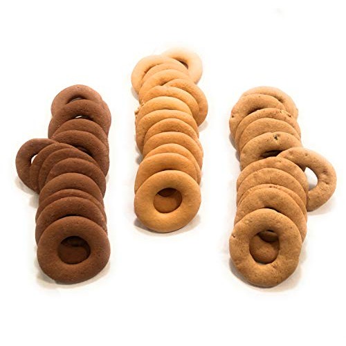 Burb Bakes - Biscotti Rings Gift Box - 3 Flavors - Original, Coc