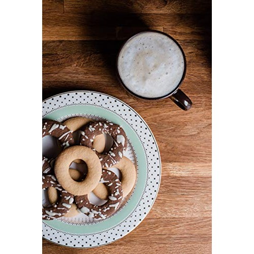 Burb Bakes Gourmet Biscotti Rings-Chocolate Hand-Dipped Plain &Amp;