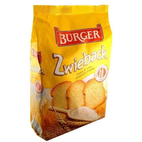 Burger Zwieback Rusk Bread From Germany Pack Of 2