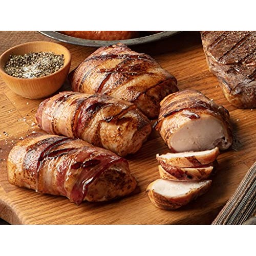 Burgers Smokehouse Bacon Wrapped Chicken Breast Filets 4