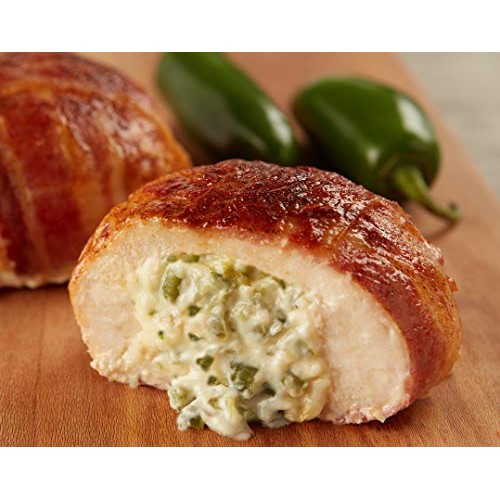 Burgers Smokehouse Gourmet Stuffed and Bacon Wrapped Chicken Br...