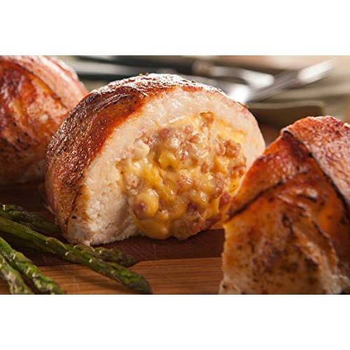 Burgers Smokehouse Gourmet Stuffed and Bacon Wrapped Chicken Br...