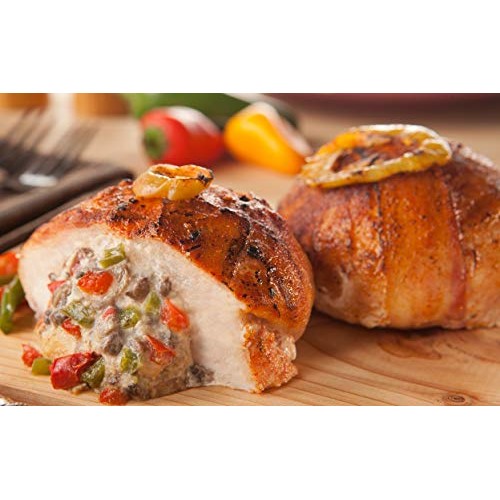 Burgers Smokehouse Gourmet Stuffed and Bacon Wrapped Chicken Br...