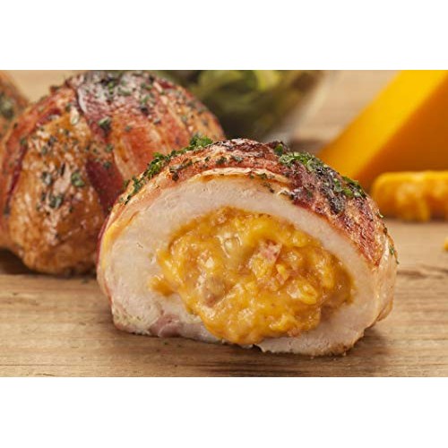 Burgers Smokehouse Gourmet Stuffed and Bacon Wrapped Chicken Br...
