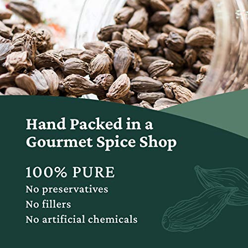 Burma Spice Black Cardamom Pods, Whole Dried Cardamom Pods, Spic