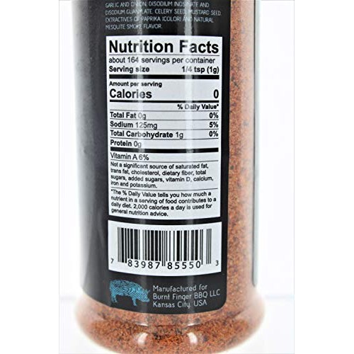 Burnt Finger Smokey Kansas City All-Purpose Bbq Rub - 5.8 Ounce