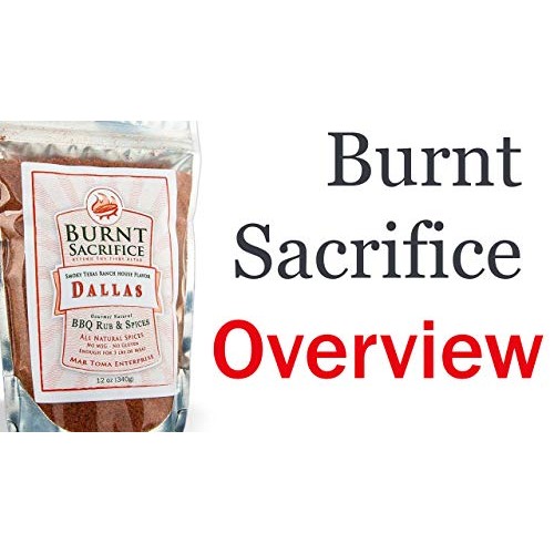 Burnt Sacrifice Dallas Style Gourmet Spicy Bbq Spice Dry Rub Sea