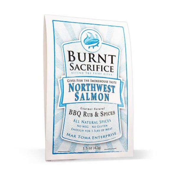 Burnt Sacrifice Northwest Salmon Gourmet Bbq Spice Rub Seasoning