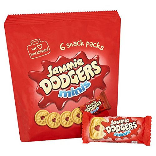 Jammie Dodgers Minis Original Snack Packs 6 X 20G