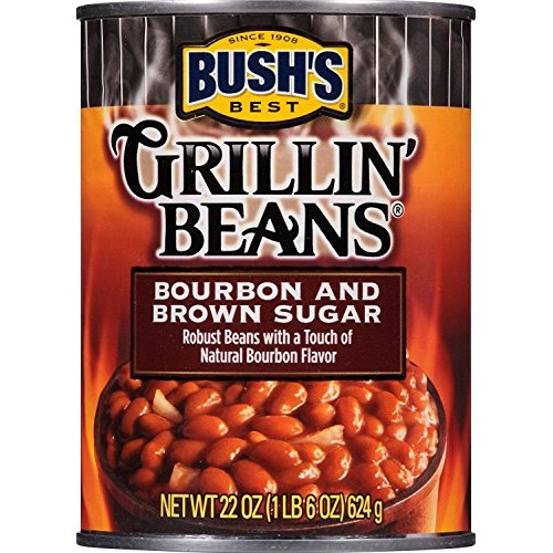 Bushs Best, Grillin Beans, Bourbon And Brown Sugar, 22Oz. Can