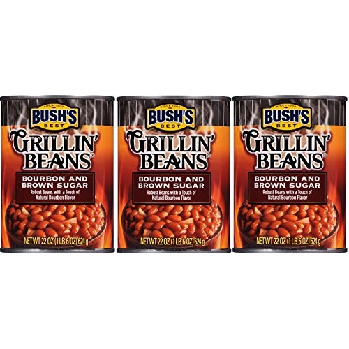 Bushs Best, Grillin Beans, Bourbon And Brown Sugar, 22Oz. Can