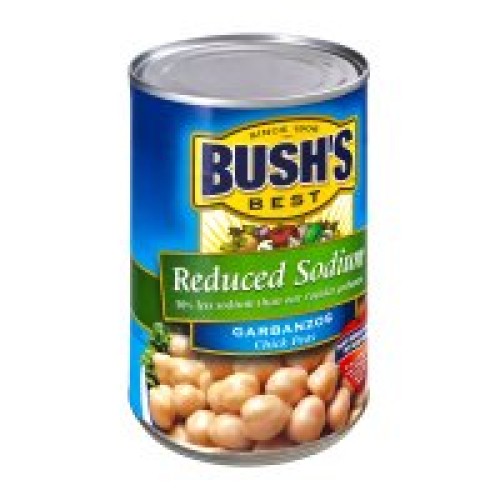 Bushs Best. Reduced Sodium, Garbanzos Chick Peas, 16Oz Can Pac