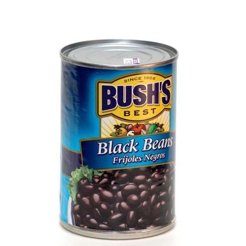 BUSH'S Best Black Beans 15 oz (Pack of 6)
