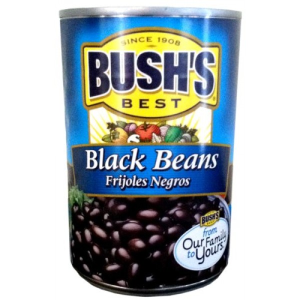 Bushs Best BLACK BEANS 15oz 10 Pack