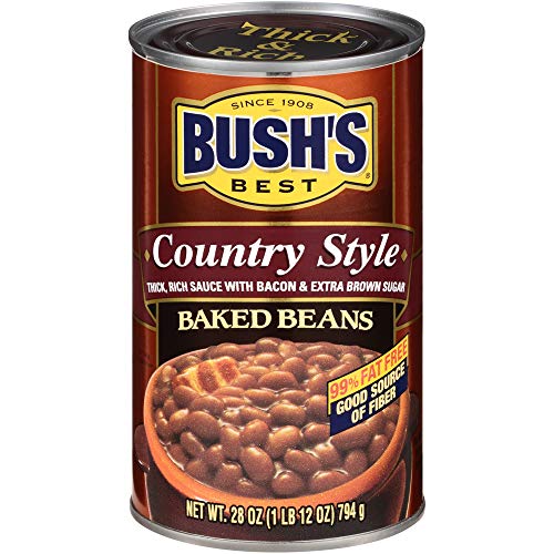 Bushs Best Canned Country Style Baked Beans, Source Of Plant Ba