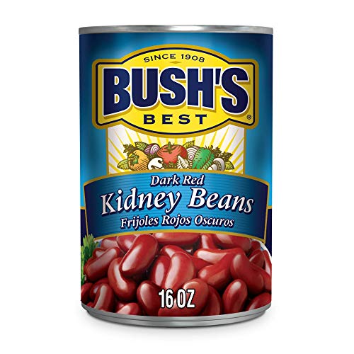 Bushs Best Canned Dark Red Kidney Beans Pack Of 12, Source Of
