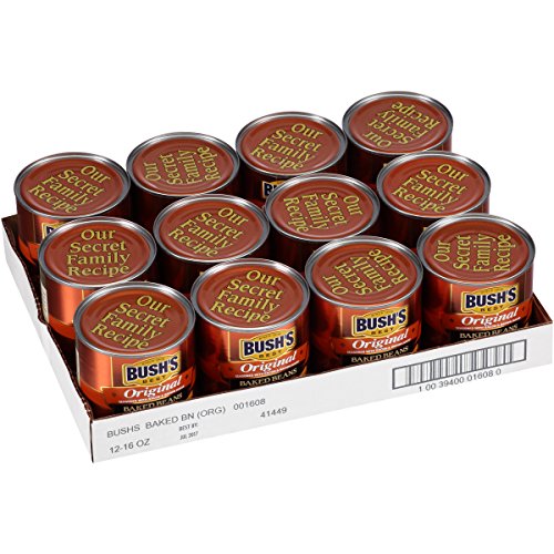 Bushs Best Canned Original Baked Beans Pack Of 12, Source Of