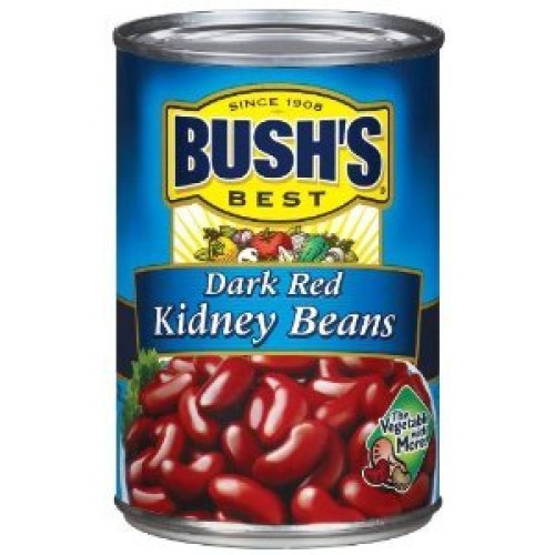 Bushs Best Dark Red Kidney Beans, 16 Oz Pack Of 6