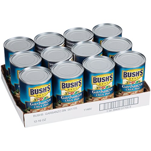 Bushs Best Garbanzo Beans, 16 Oz 12 Cans