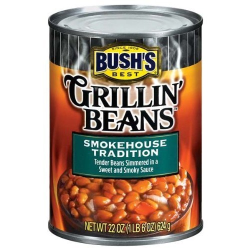 Bushs Best, Grillin Beans, Smokehouse Tradition, 22Oz Can Pac