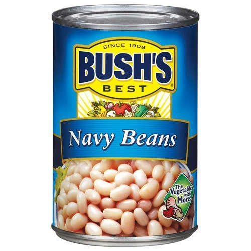 Bushs Best, Navy Beans, 16Oz Can Pack Of 6