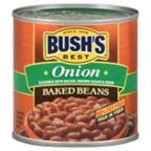 Bushs Best Onion Baked Beans, 16 Oz 12 Cans