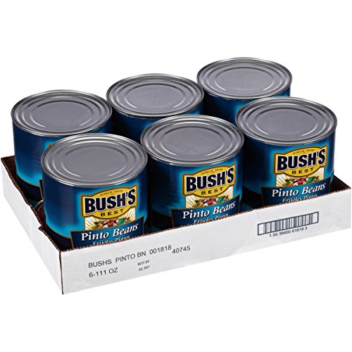 Bushs Best Pinto Beans 111 Oz 6 Cans