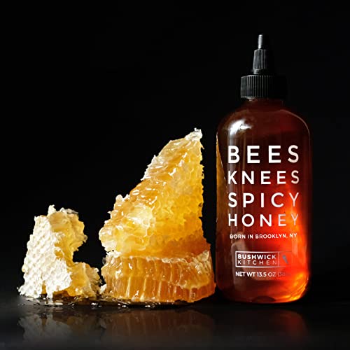 Bees Knees Spicy Honey, 12.5 oz Pure Honey Infused with Oleoresi...