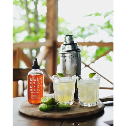 Bees Knees Spicy Honey, 12.5 oz Pure Honey Infused with Oleoresi...