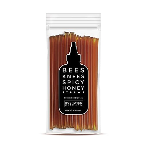 Bees Knees Spicy Honey Sticks, 50 Sticks, 1tsp each, Wildflower ...