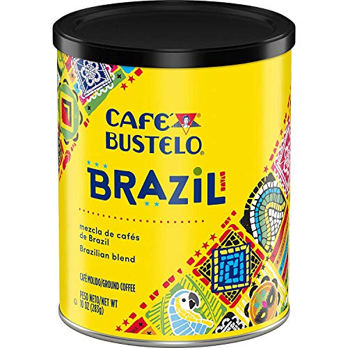 Cafe Bustelo Brazil Dark Roast Ground Coffee, 10 Oz
