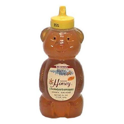 Busy Bee Clover Honey, 12-Ounce Bottle Pack Of 6