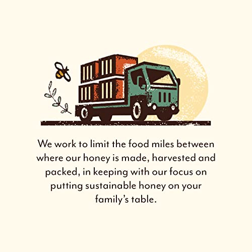 Busy Bee Creamed Raw Unfiltered Honey, 12 OZ Pack of 2, Made i...