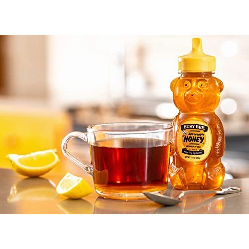 Busy Bee Honey, Grade A Filtered Honey, 12 Ounce Pack of 3 Hone...