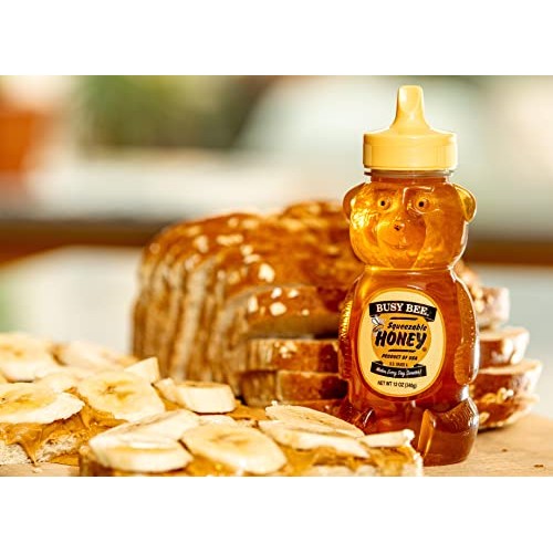 Busy Bee Honey, Grade A Filtered Honey, 12 Ounce Pack of 3 Hone...