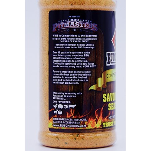 Butcher Bbq Savory Pecan Seasoning Barbeque Rub Spices Grilling