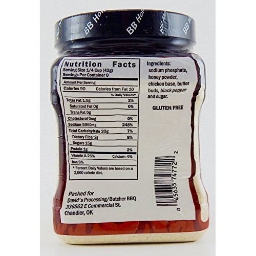 Butcher Bbq Bird Booster Honey Flavor Barbecue Seasoning Gluten