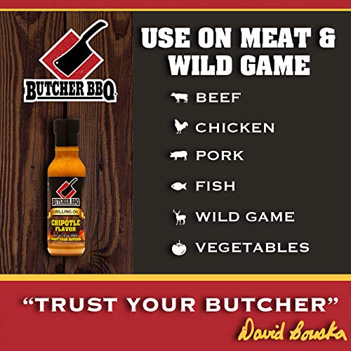 Butcher Bbq Grilling Oil Chipotle,12 Oz