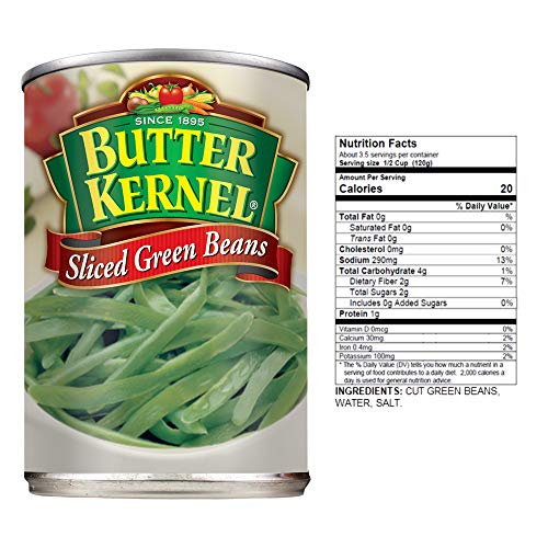 Butter Kernel • Canned French Sliced Green Beans 12 Pack, Vega