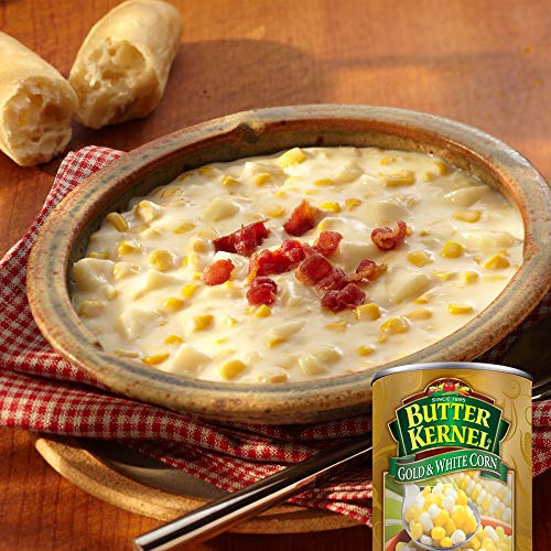 Butter Kernel • Canned Gold And White Corn 12 Pack, Vegan And