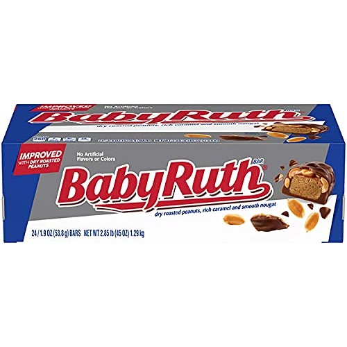 Nestle Baby Ruth Milk Chocolate Candy Bars, 2.1 Ounce Bar Pack